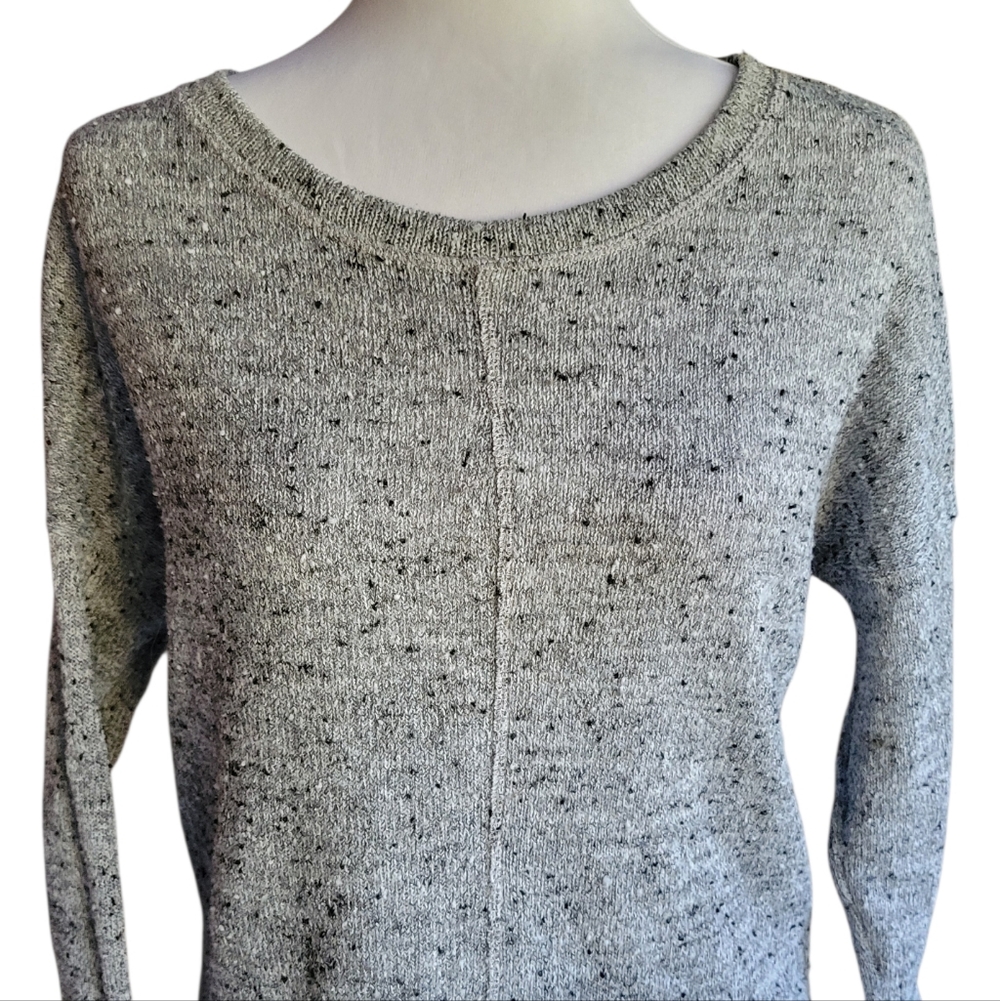 RELAXED FIT SLUB KNIT SWEATER